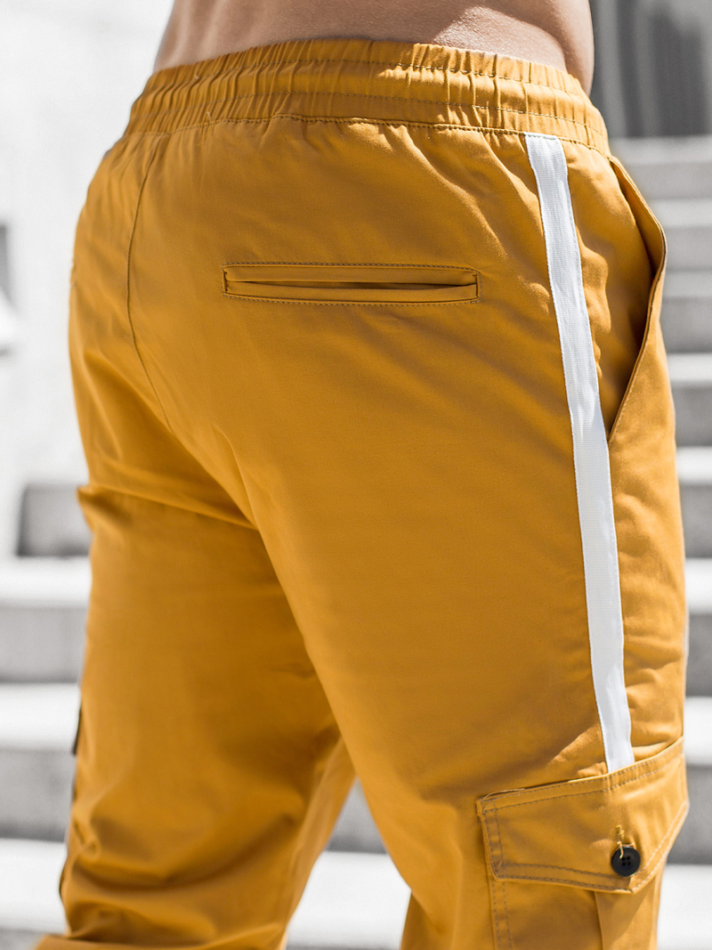 Herren Chino Jogger Camel OZONEE DJ/5580