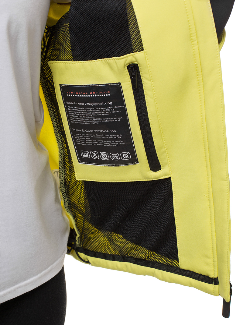 Damenjacke Softshell Gelb OZONEE N/4849