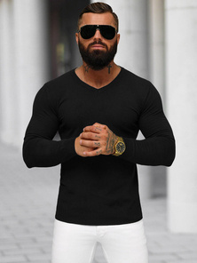 Herren Pullover Schwarz OZONEE NB/MMB601/4Z