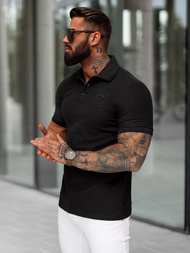 Herren Poloshirt Schwarz OZONEE NB/MT3142