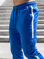 Herren Chino Jogger Blau OZONEE DJ/5580