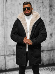 Herren Winterjacke Schwarz OZONEE JS/5M120/392