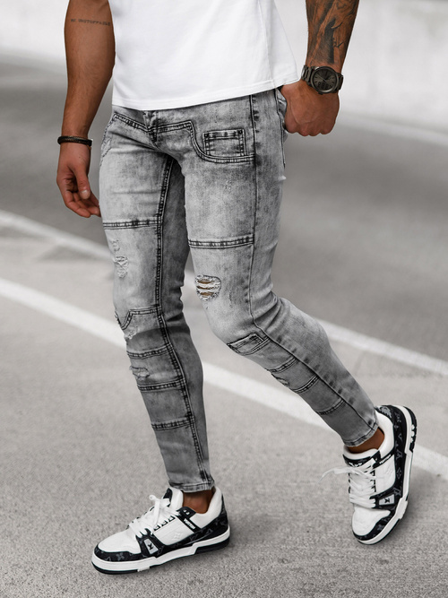 Herren Jeanshose Anthrazit OZONEE NB/MP0163N