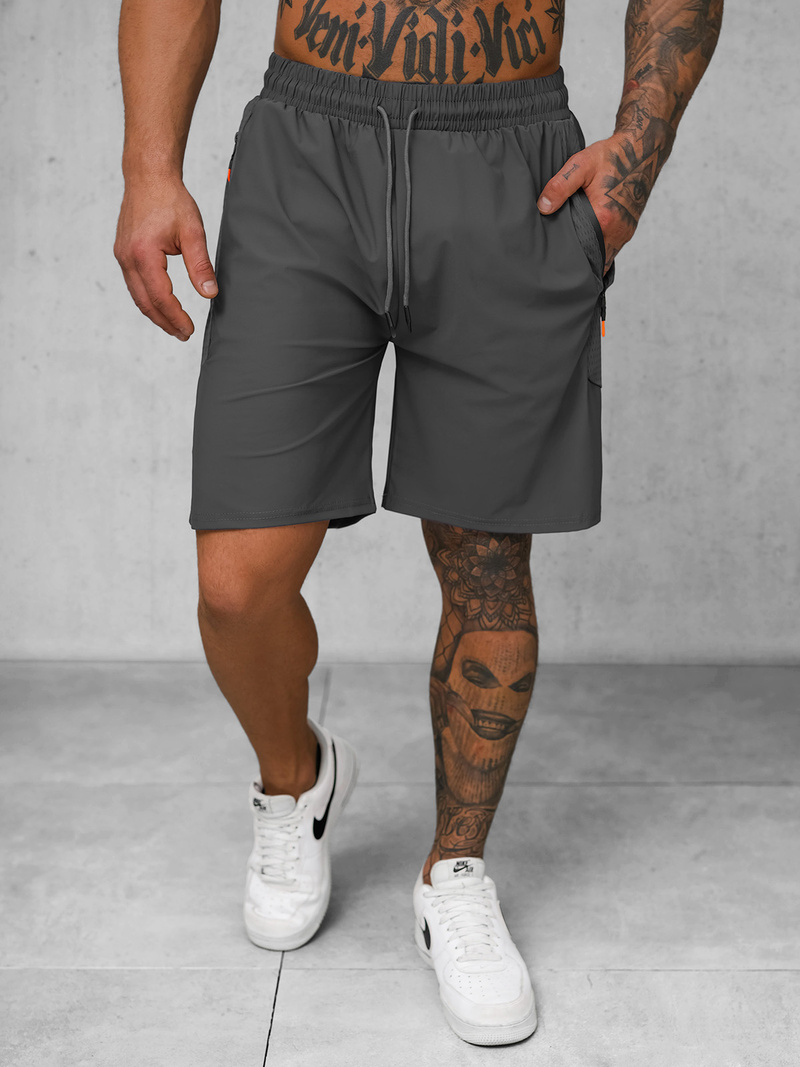 Sportshorts für Herren Anthrazit OZONEE JS/12K1802/5