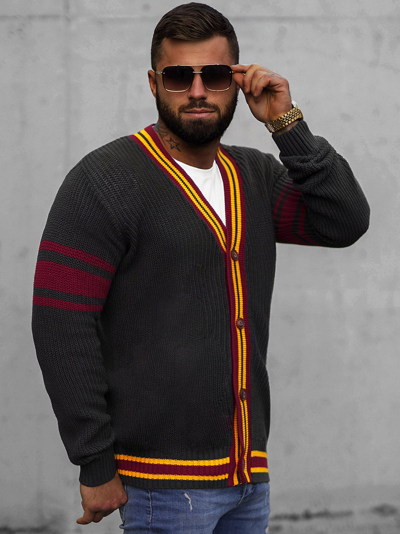 Herren Pullover Anthrazit OZONEE O/H9600