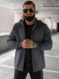 Herren Übergangsjacke Dunkelgrau OZONEE JS/27B6529/5Z