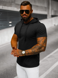 Herren T-shirt Schwarz OZONEE JS/8T89/3