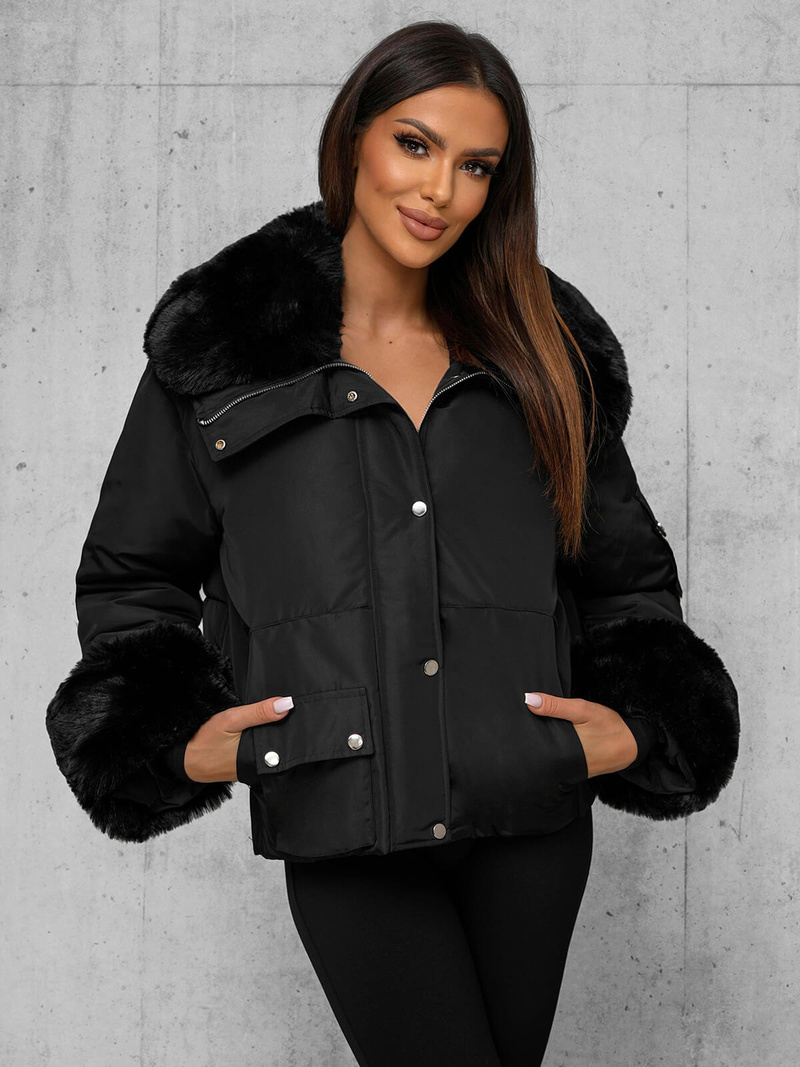 Damen Jacke Schwarz OZONEE O/H833Z