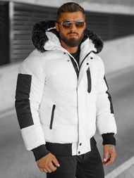 Herren Winterjacke Weiß OZONEE O/M798Z
