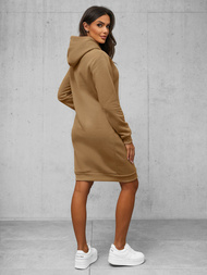 Damen Kapuzenpullover Dunkelbeige OZONEE JS/YS10005/91Z