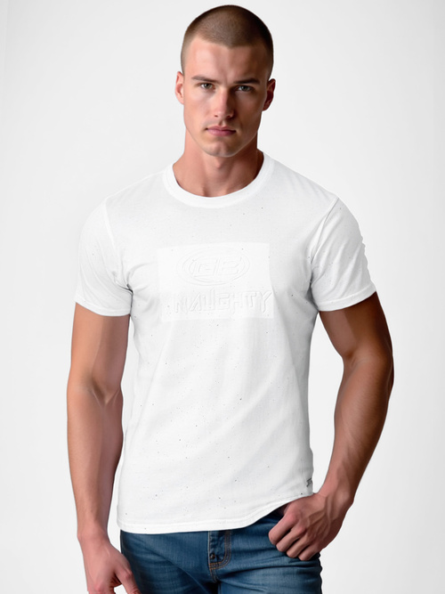 Herren T-shirt Weiß OZONEE O/QQ1390Z