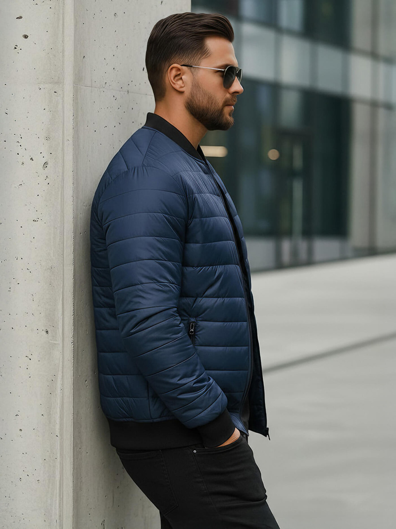 Herren Jacke Dunkelblau OZONEE JS/MY02Z
