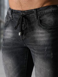 Herren Jeans Schwarz OZONEE NB/MP0063/1NZ