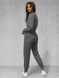 Zweiteiliges Trainingsanzug-Set Anthrazit OZONEE JS/8C78/5Z