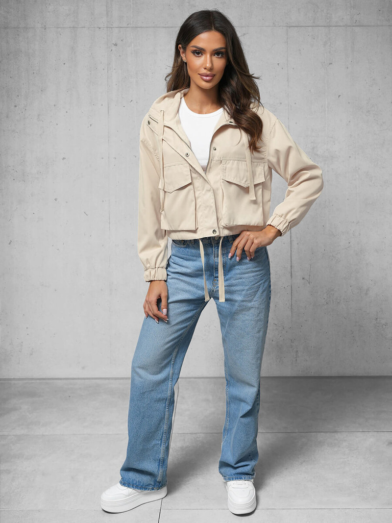 Damen Jacke Beige OZONEE O/G118