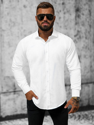 Herren Hemd Weiß OZONEE O/3778