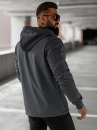 Herren Übergangsjacke Dunkelgrau OZONEE JS/27B6529/5Z