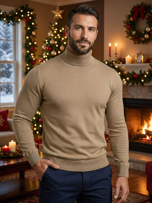 Herren Pullover Camel OZONEE V/V24504Z