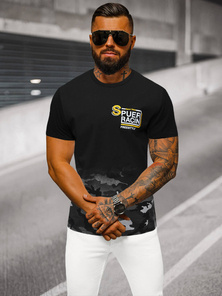 Herren T-shirt Grau OZONEE JS/S985/2Z