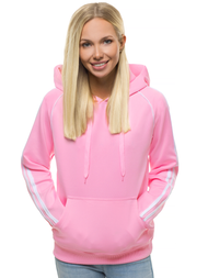 Damen Kapuzenpullover Hellrosa OZONEE JS/JK88117/20