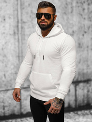 Herren Kapuzenpullover Ecru OZONEE O/TB2273