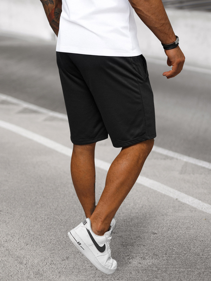 Herren Sportshorts Schwarz OZONEE JS/8K100/3Z