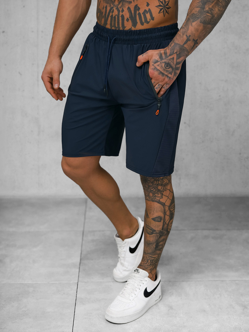 Sportshorts für Herren Dunkelblau OZONEE JS/12K1803/25