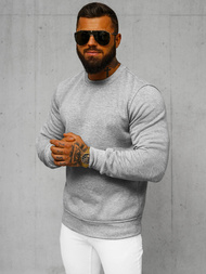 Herren Sweatshirt Grau OZONEE JS/2001-10Z