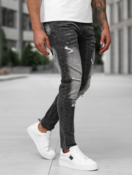 Herren Jeanshose Schwarz OZONEE NB/MP0045NZ