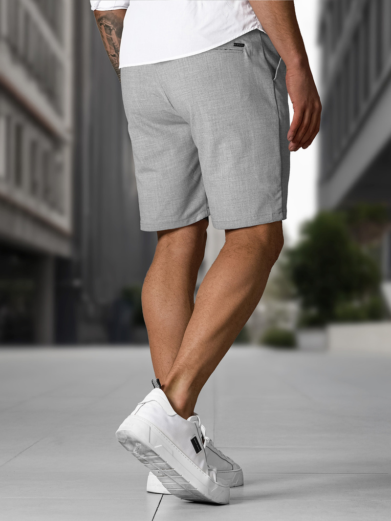 Herren Chino Shorts Grau OZONEE DJ/4400