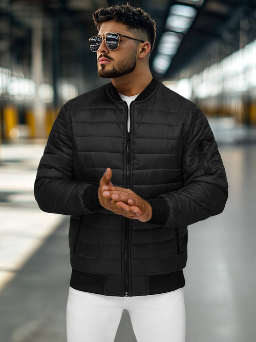 Herren Jacke Schwarz OZONEE JS/MY02Z