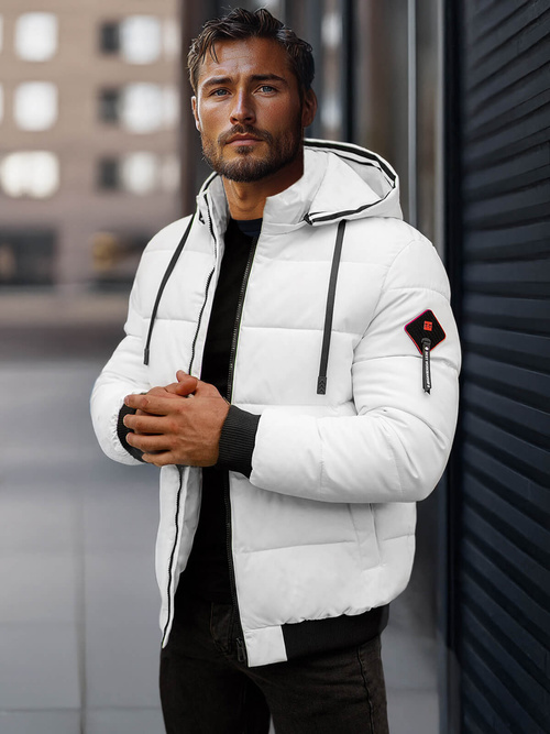 Herren Winterjacke Weiß OZONEE JS/31M5031/281Z