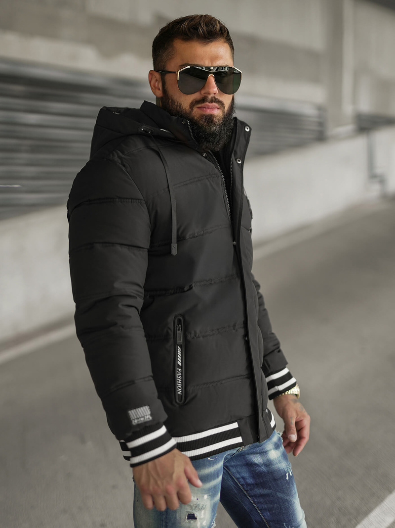 Herren Jacke Schwarz OZONEE JS/57M7501/392Z