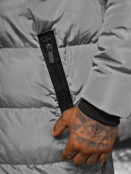 Herren Winterjacke Grau OZONEE O/M799