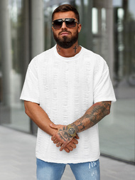 Herren T-shirt Weiß OZONEE O/B1149