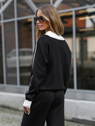 Zweiteiliges Trainingsanzug-Set Schwarz OZONEE JS/26C8805/3