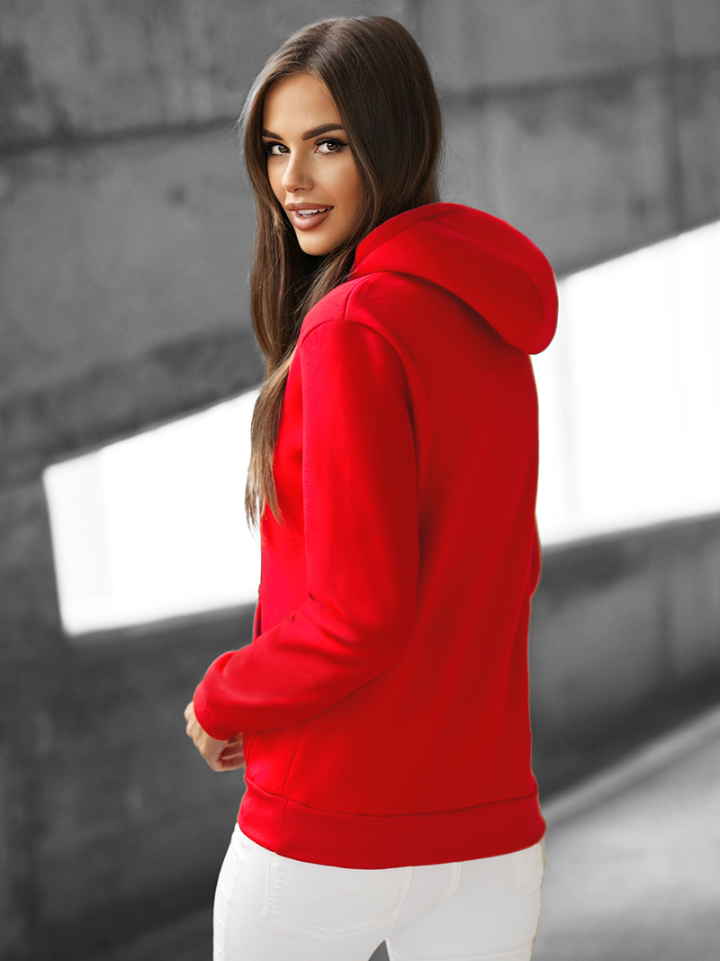 Damen Sweatshirt Rot OZONEE JS/W02Z