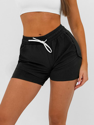 Sportshorts für Damen Schwarz OZONEE JS/17K591/3