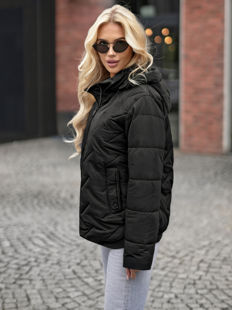 Damen Jacke Schwarz OZONEE JS/16M9300/392Z