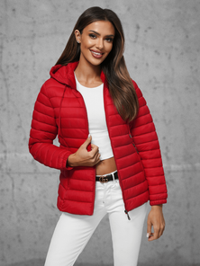 Damen Jacke Rot OZONEE JS/16M9101/270