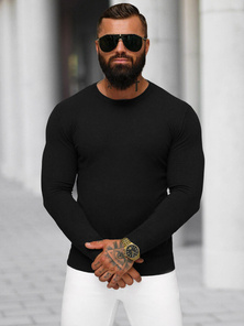 Herren Pullover Schwarz OZONEE NB/MMB602/4Z