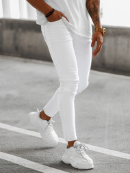 Herren Jeanshose Weiß OZONEE E/5348/01Z