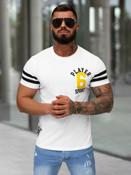 Herren T-shirt Weiß OZONEE JS/8B1391/1