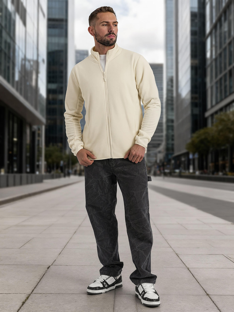 Herren Sweatshirt Ecru OZONEE JS/HH016/1