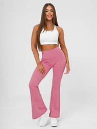 Damen Leggings mit Breiten Beinen Rosa JS/17K587/111