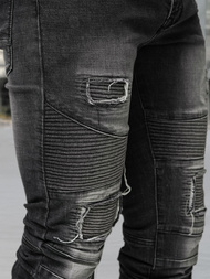 Herren Jeanshose Schwarz OZONEE NB/MP0142NZ