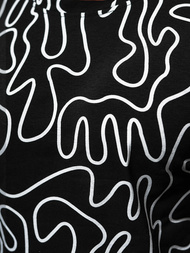 Herren T-shirt Schwarz OZONEE JS/8T1198/3