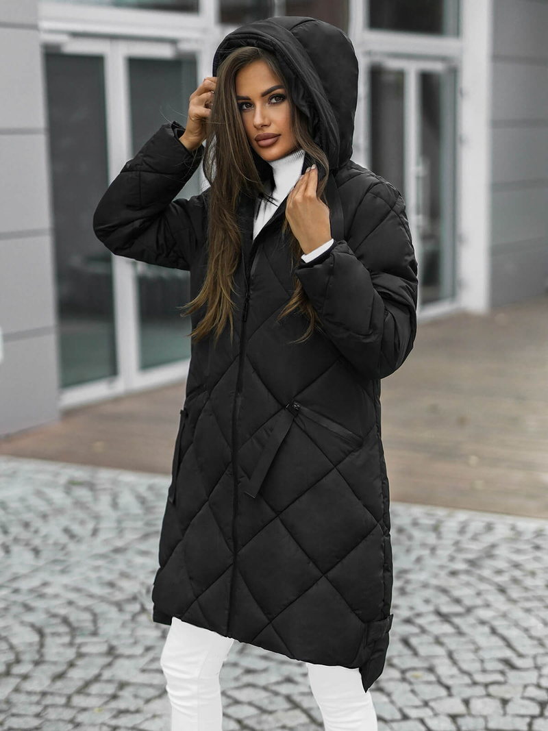 Damen Jacke Schwarz OZONEE JS/5M3168/392Z