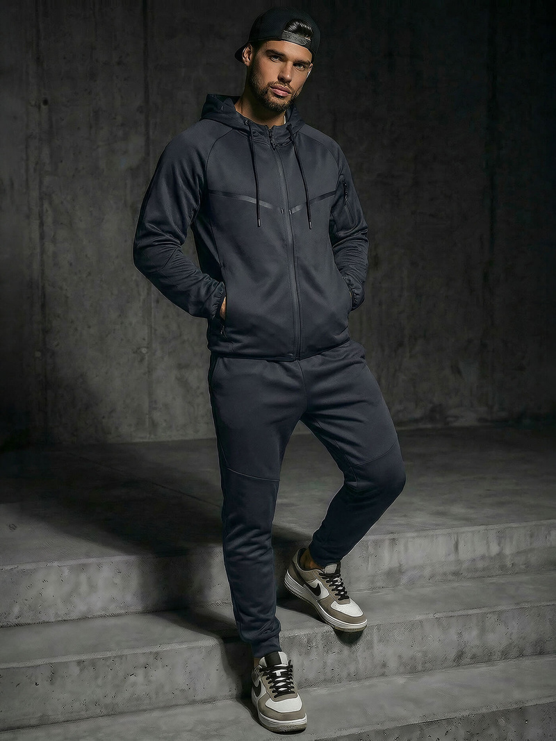 Herren Sportanzug Marineblau OZONEE JS/8C1966/25