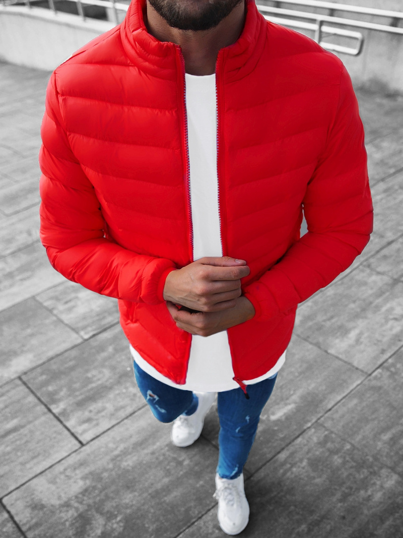 Herren Jacke Rot OZONEE JS/SM70